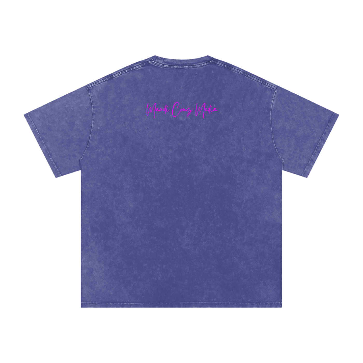 Science Meets Stardust Oversized Acid Wash Tee | Mandi Cruz Media