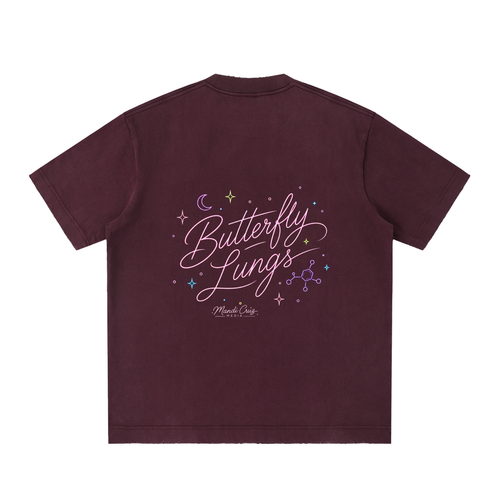 Heavyweight Vintage Washed Frayed T-Shirt