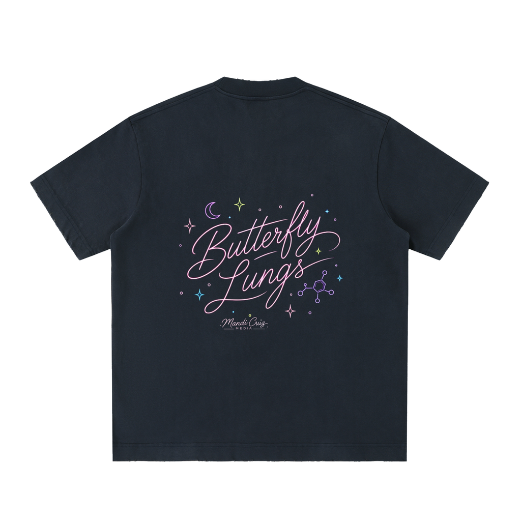 Heavyweight Vintage Washed Frayed T-Shirt