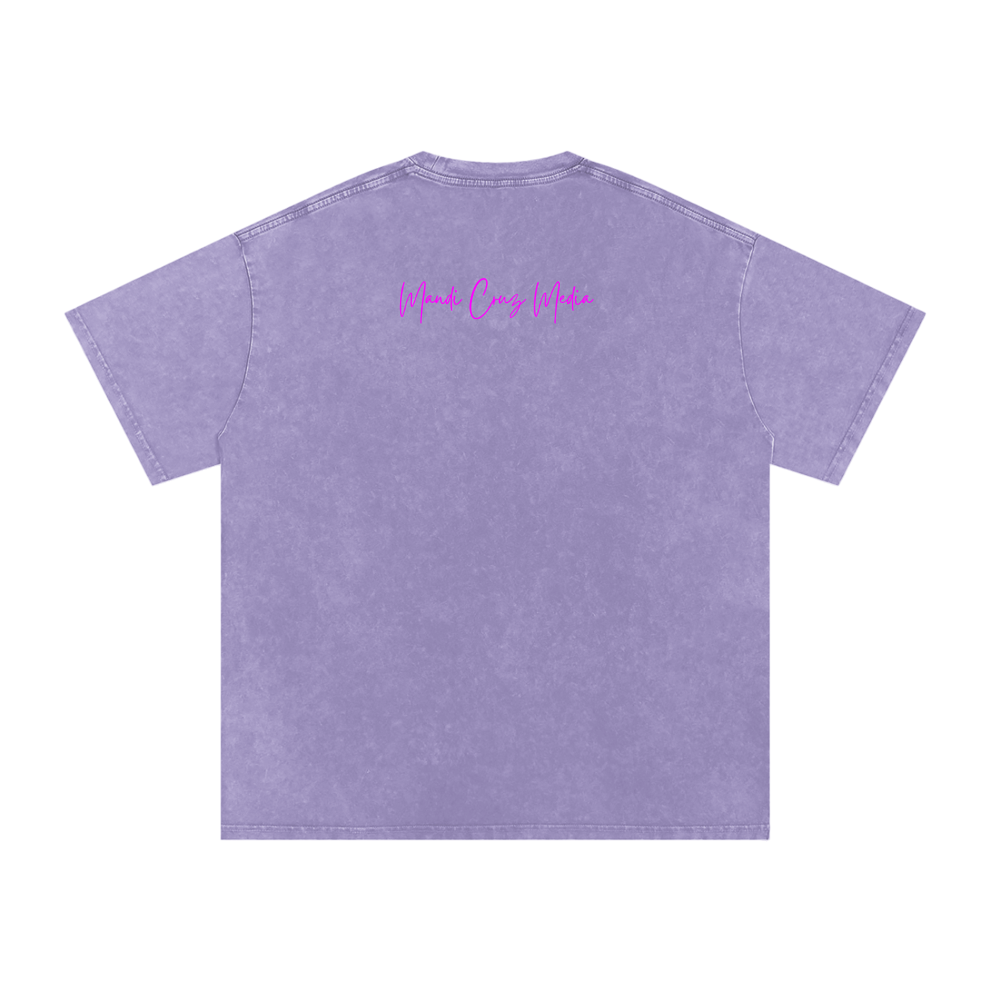 Science Meets Stardust Oversized Acid Wash Tee | Mandi Cruz Media