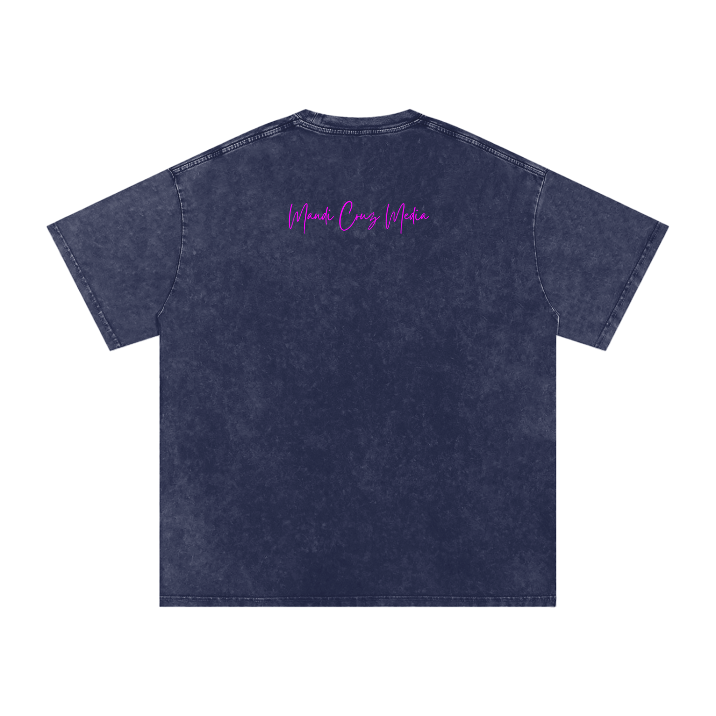 Science Meets Stardust Oversized Acid Wash Tee | Mandi Cruz Media