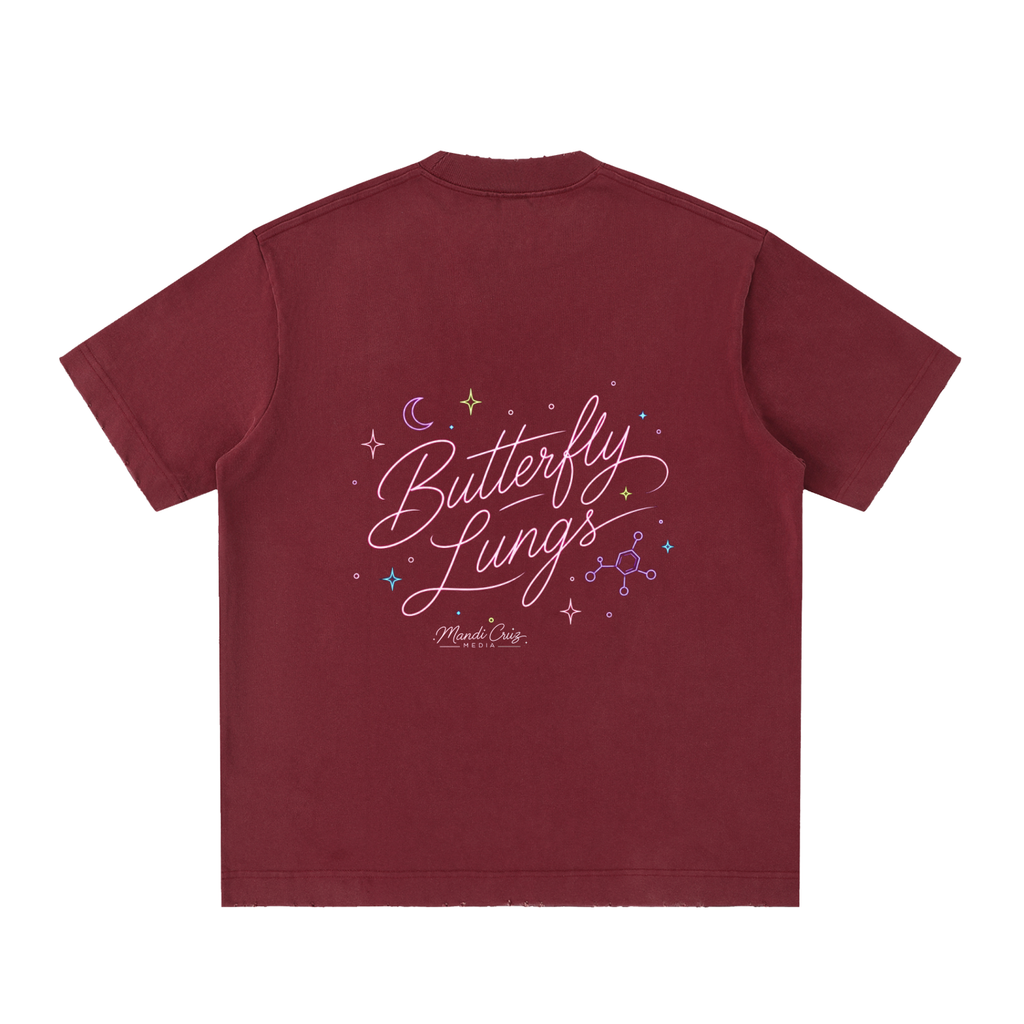 Heavyweight Vintage Washed Frayed T-Shirt