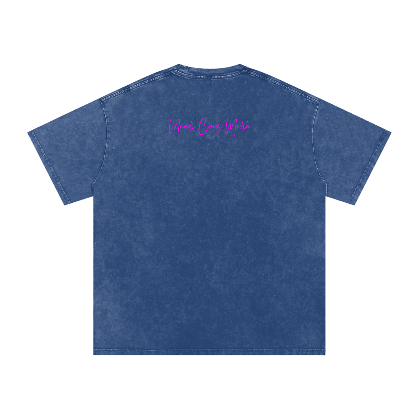 Science Meets Stardust Oversized Acid Wash Tee | Mandi Cruz Media