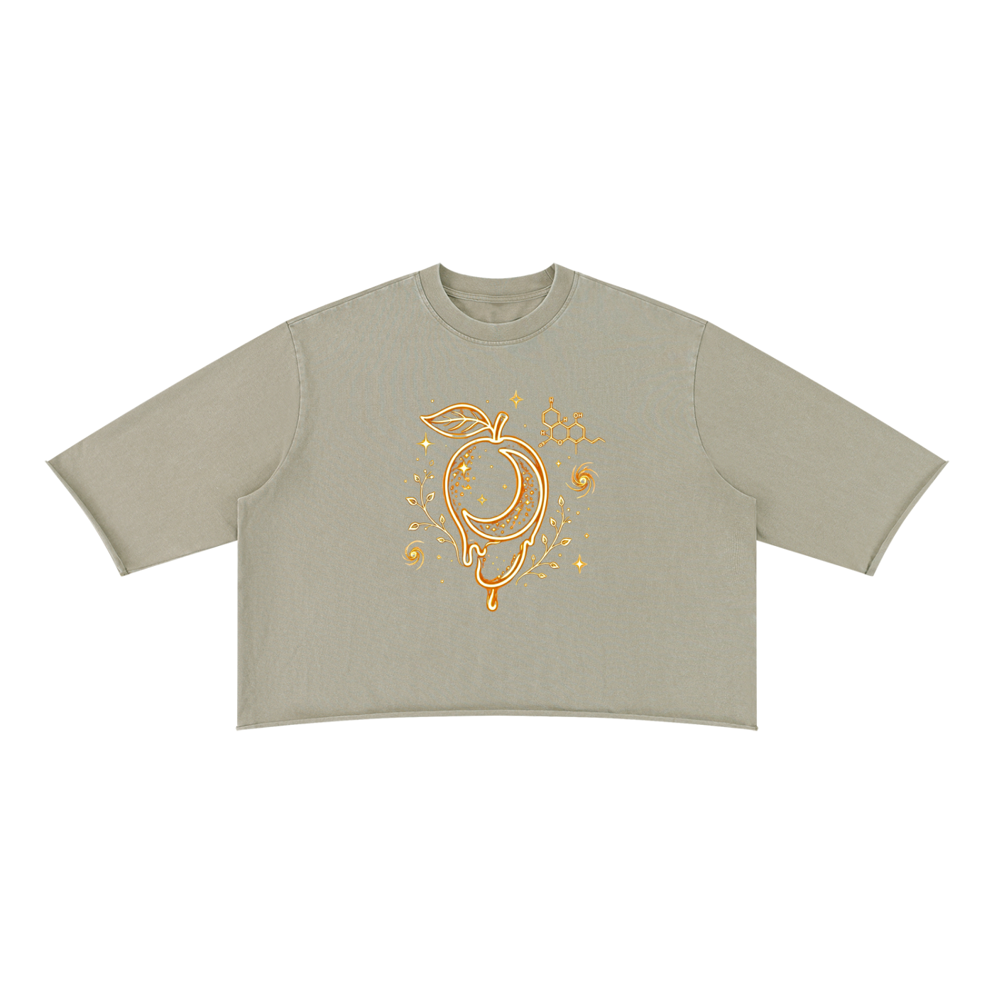 Oh, Myrcene, Me! Mango Moon Mineral Wash Boxy Tee