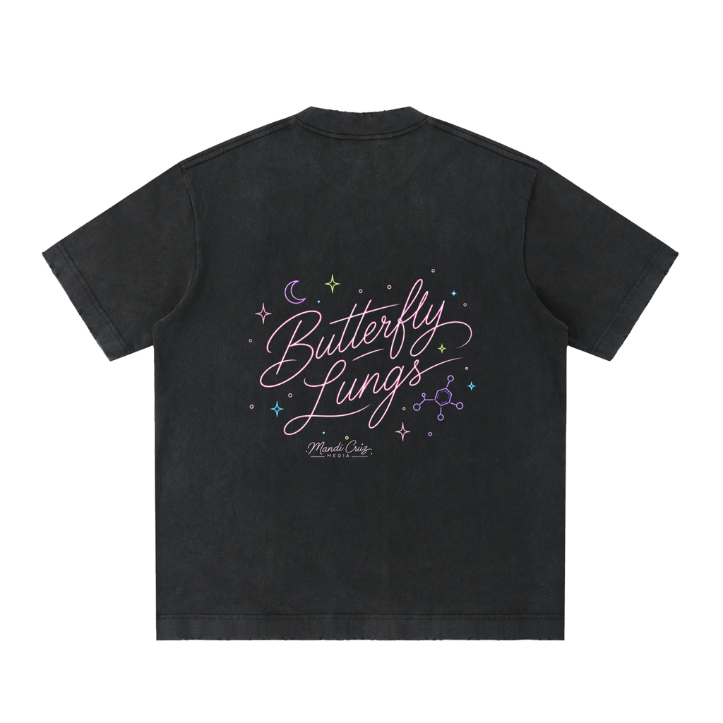 Heavyweight Vintage Washed Frayed T-Shirt