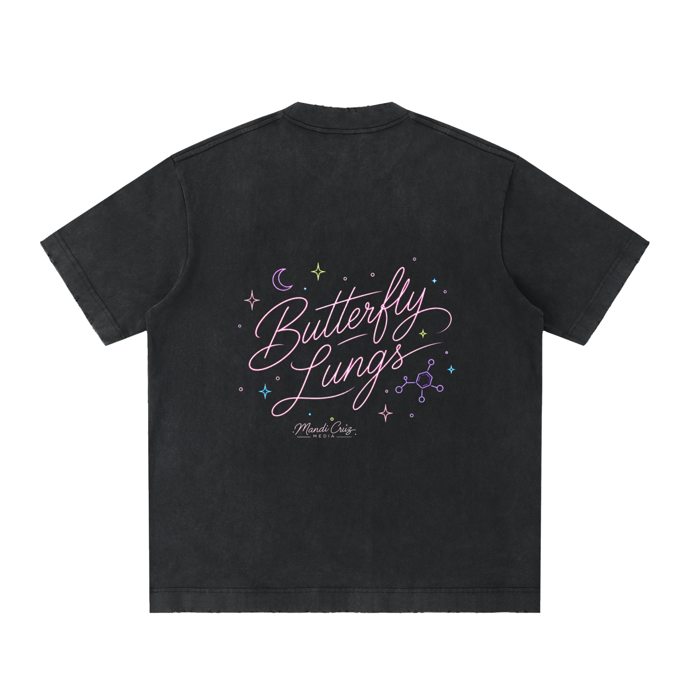 Heavyweight Vintage Washed Frayed T-Shirt