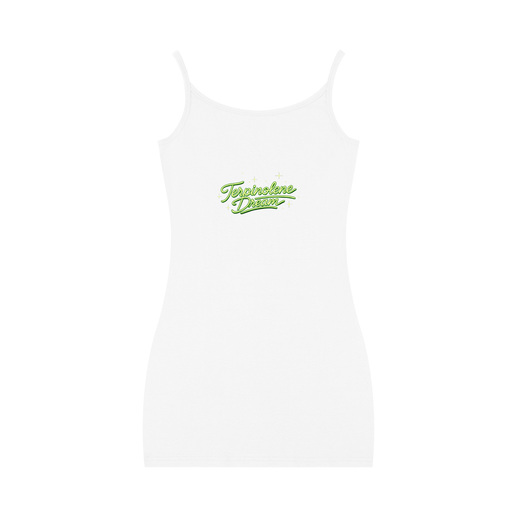 Terpinolene Dream Solid Tight Sleeveless Dress