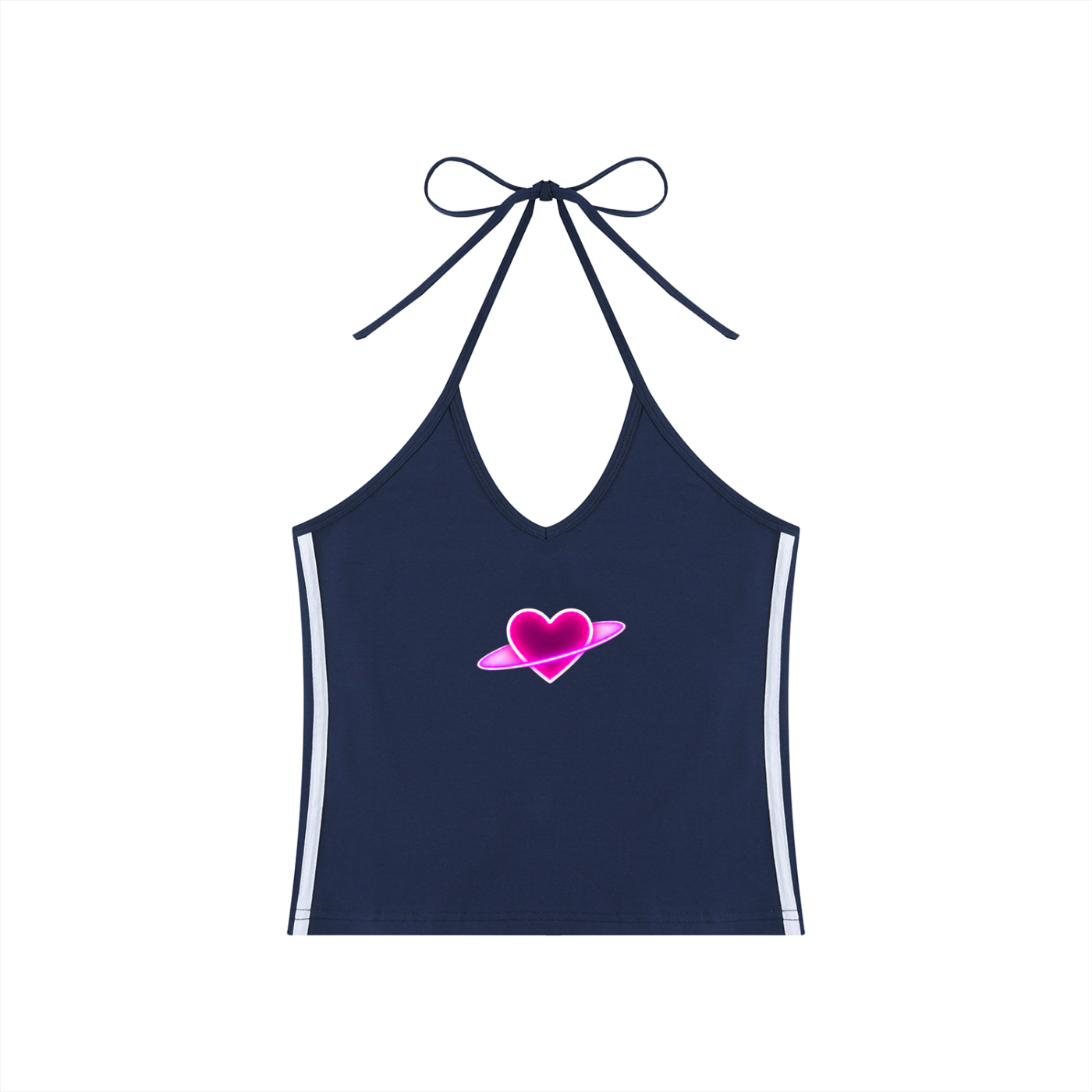 Cosmic Heart Halter Top