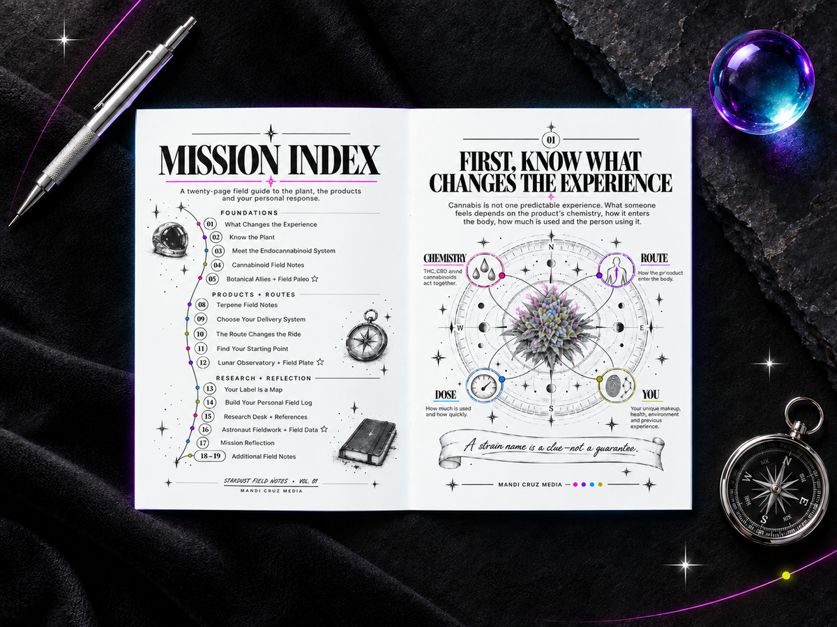 Cannabis 101: A Beginner’s Field Guide — Stardust Field Notes Vol. 01
